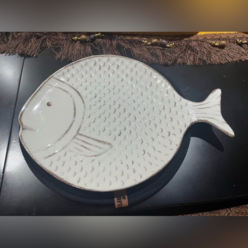 Sigrid Olsen Home Melamine Fish Serving Platter - Picture 3 of 7